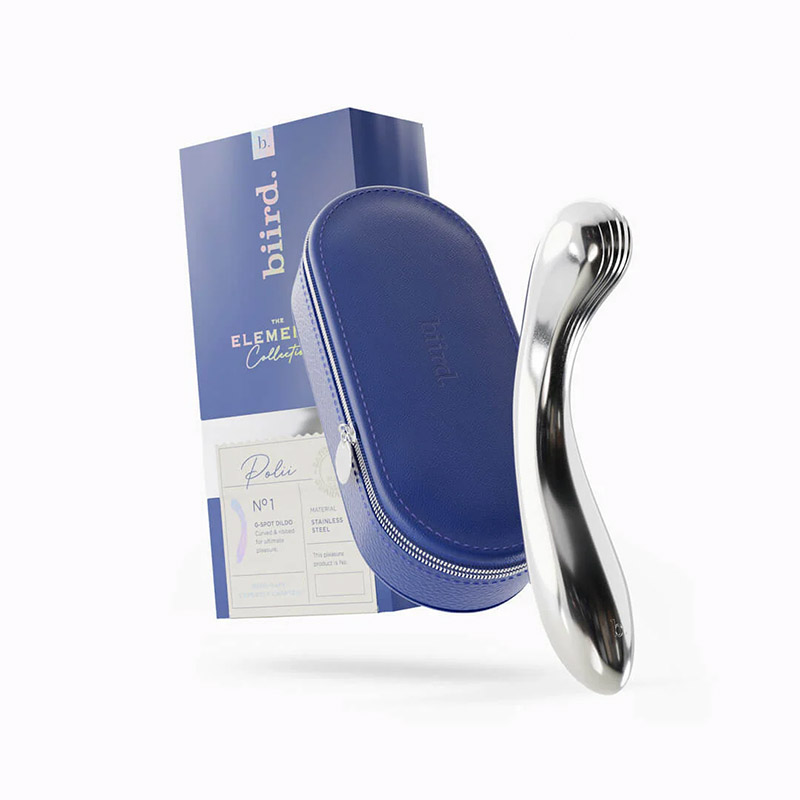 Biird Polii G-spot Dildo Stainless Steel