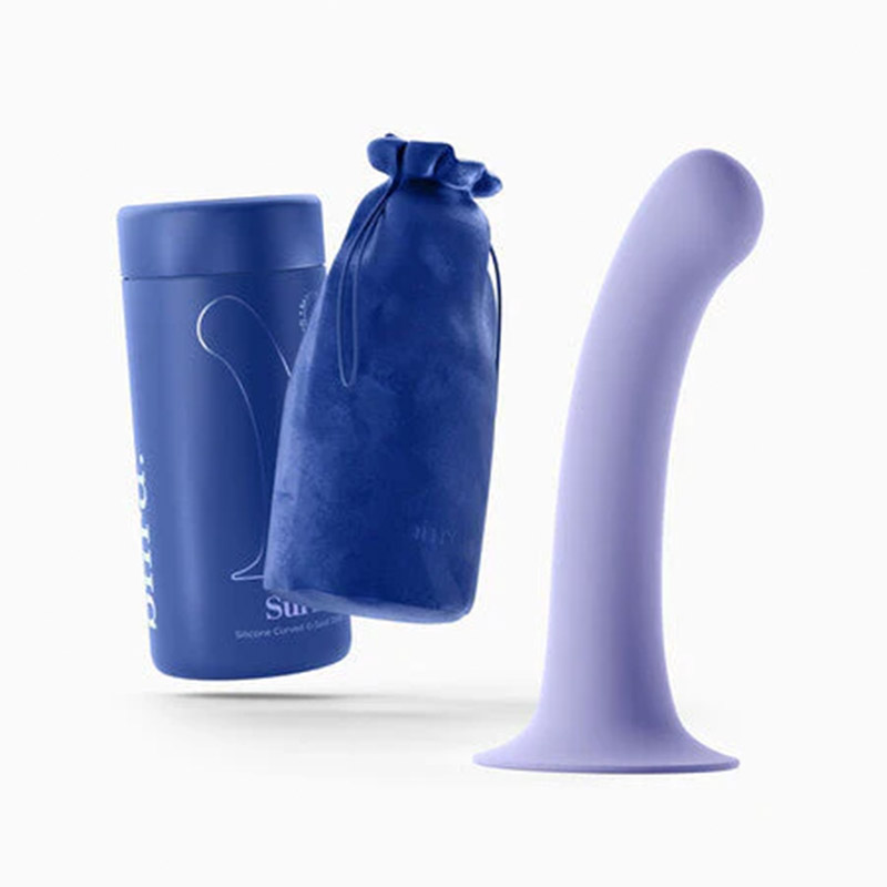 Biird Surii Curved G-spot Silicone Dildo 