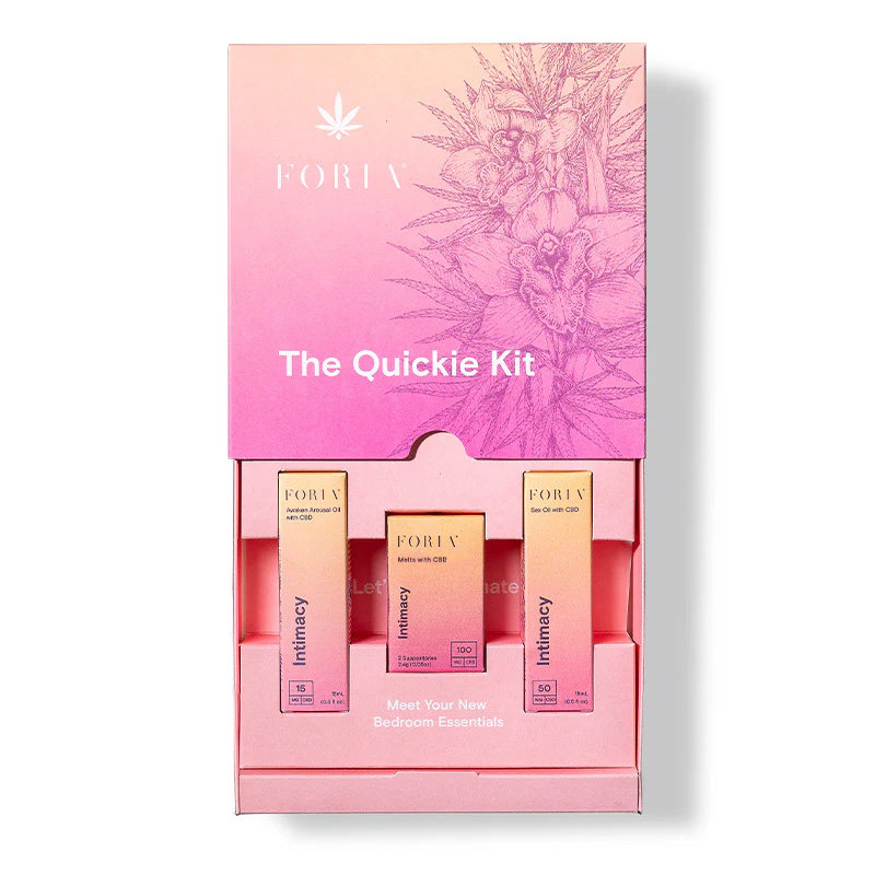 Foria The Quickie Kit - Intimacy CBD Oils and Melts