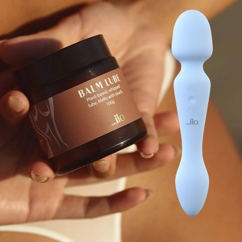 ILO Sally Wand + Balm Lube Bundle