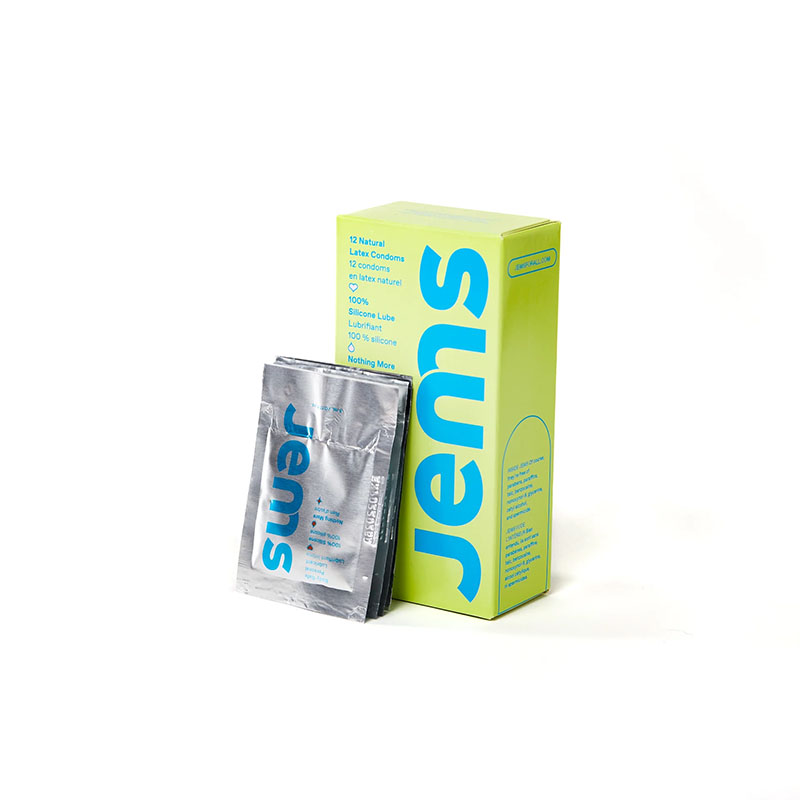 Jems 12 Pack Condoms + Pocket Lube