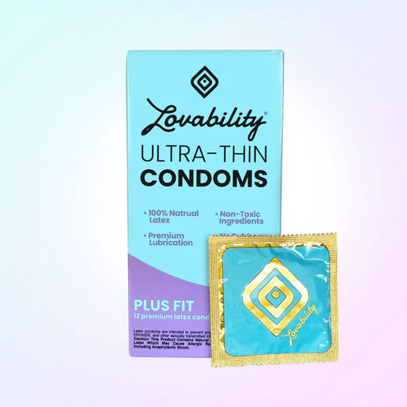 Lovability Ultra Thin Condoms 12pc