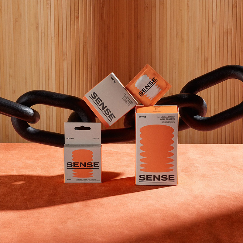 Sense Dotted Latex Condoms